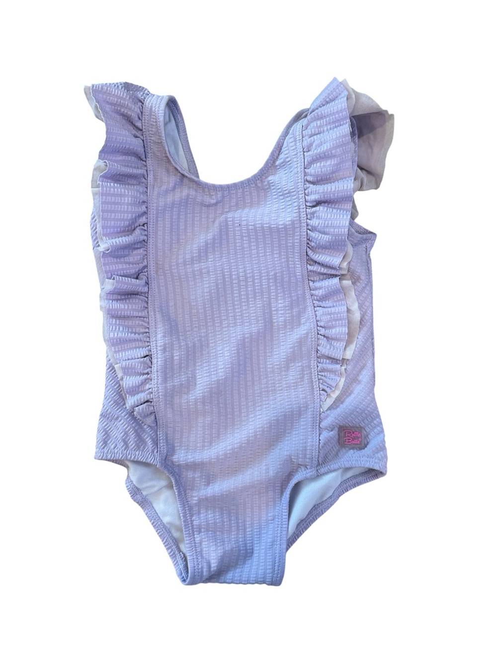 Ruffle Butts Lilac Ruffled One-Piece Swimsuit for Kids